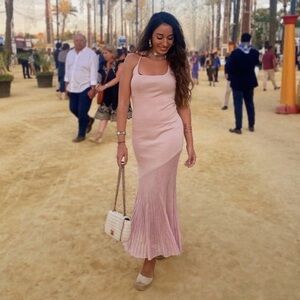 ZARA NWT KNIT DRESS WITH CONTRAST DITAIL